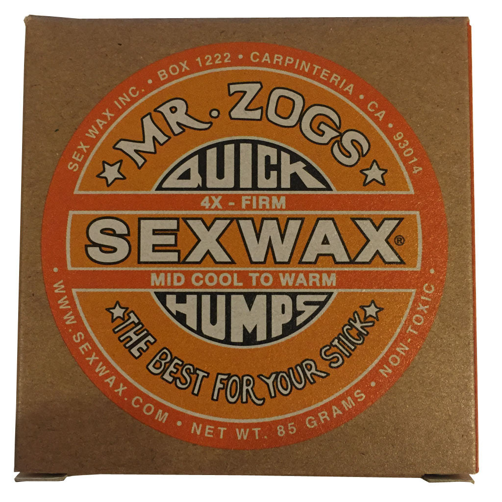 Mr. Zog's Sex Wax Quick Humps 4X Firm Mid Cool-Warm Surfboard Wax 