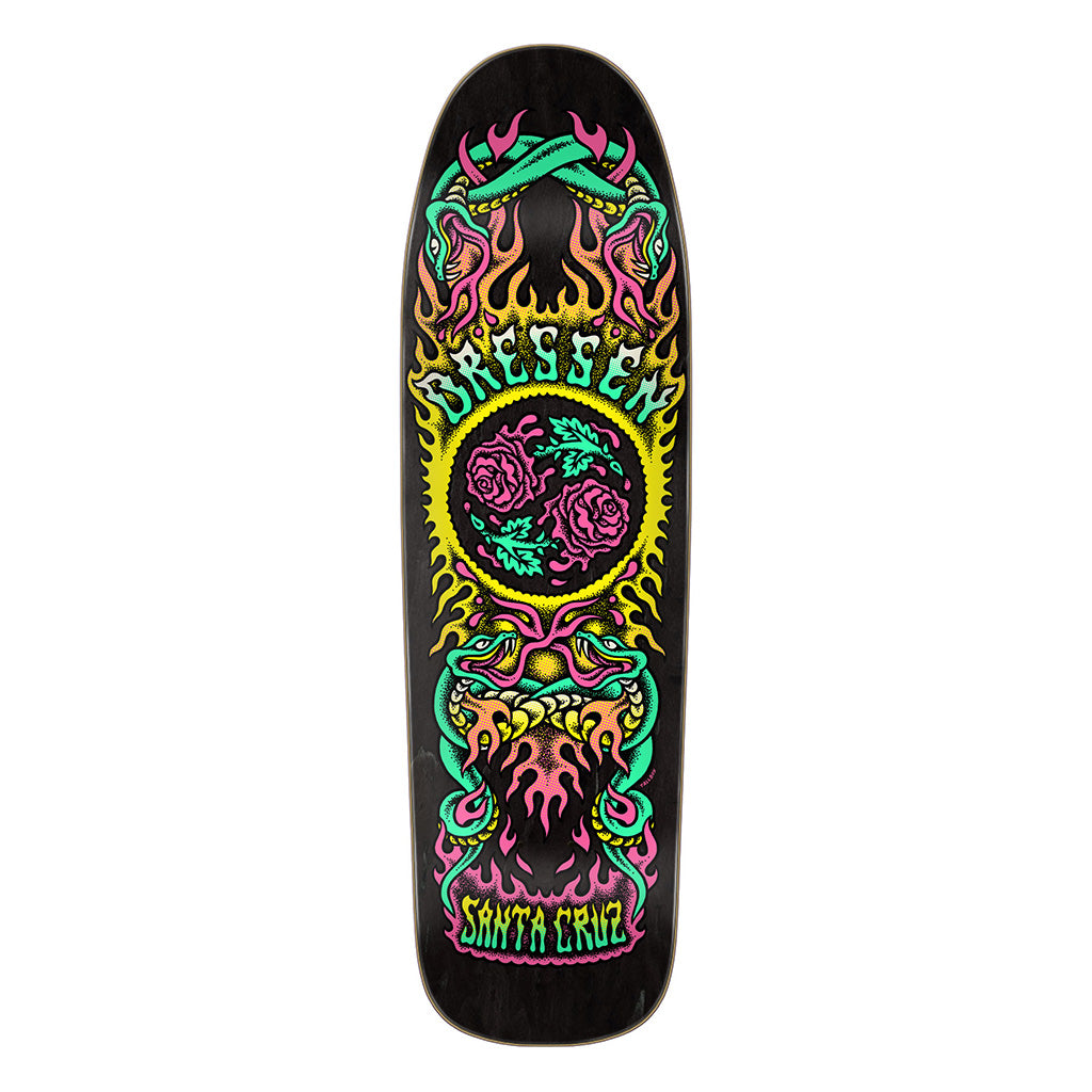 Santa Cruz Dressen Rose Crew Two Shaped 9.31&quot; Deck - Seaside Surf Shop 