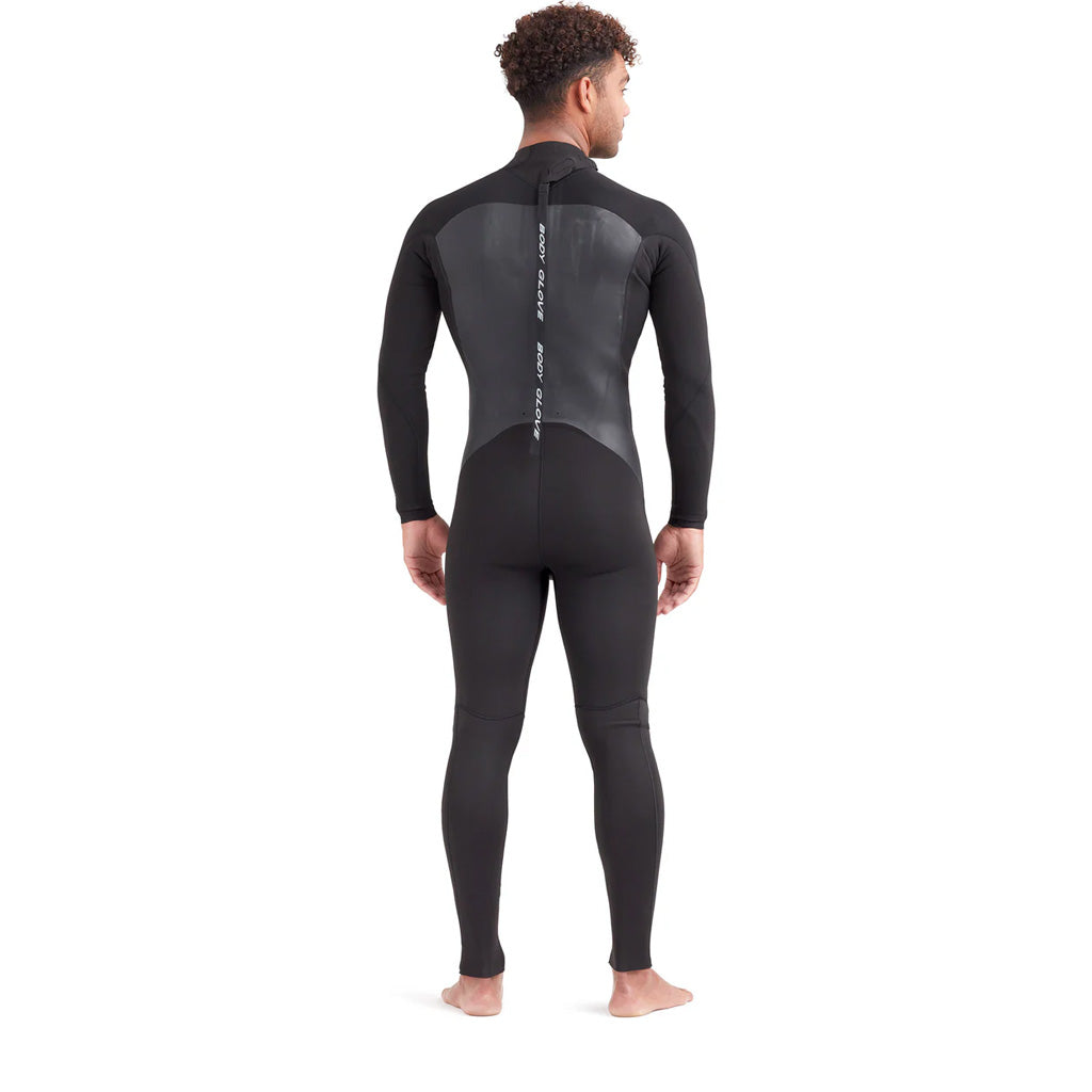 Body Glove Mens Phoenix 4/3mm Back Zip Wetsuit - Black