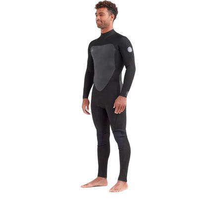 Body Glove Mens Phoenix 4/3mm Back Zip Wetsuit - Black