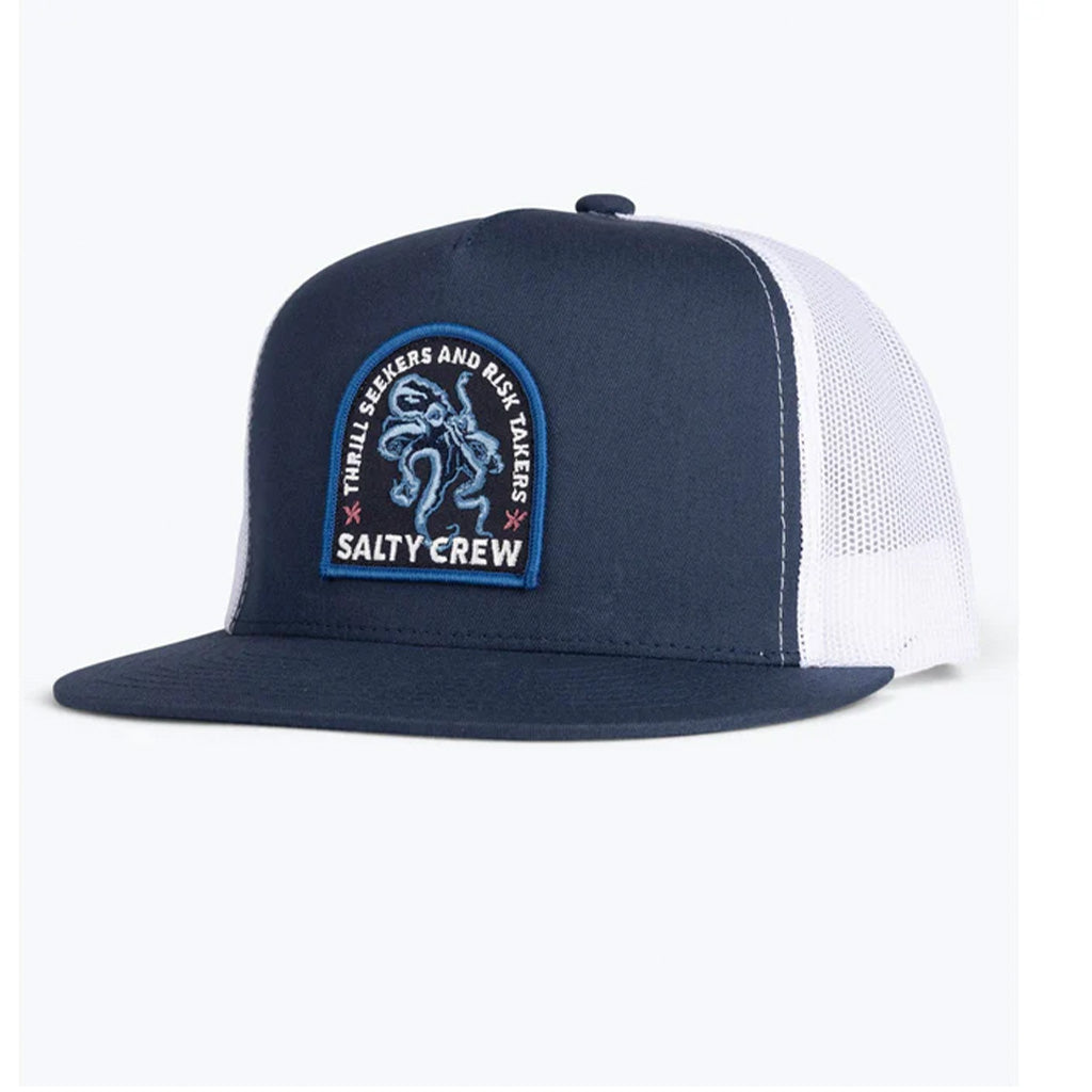 Salty Crew Mens Tropics Trucker - Navy/White