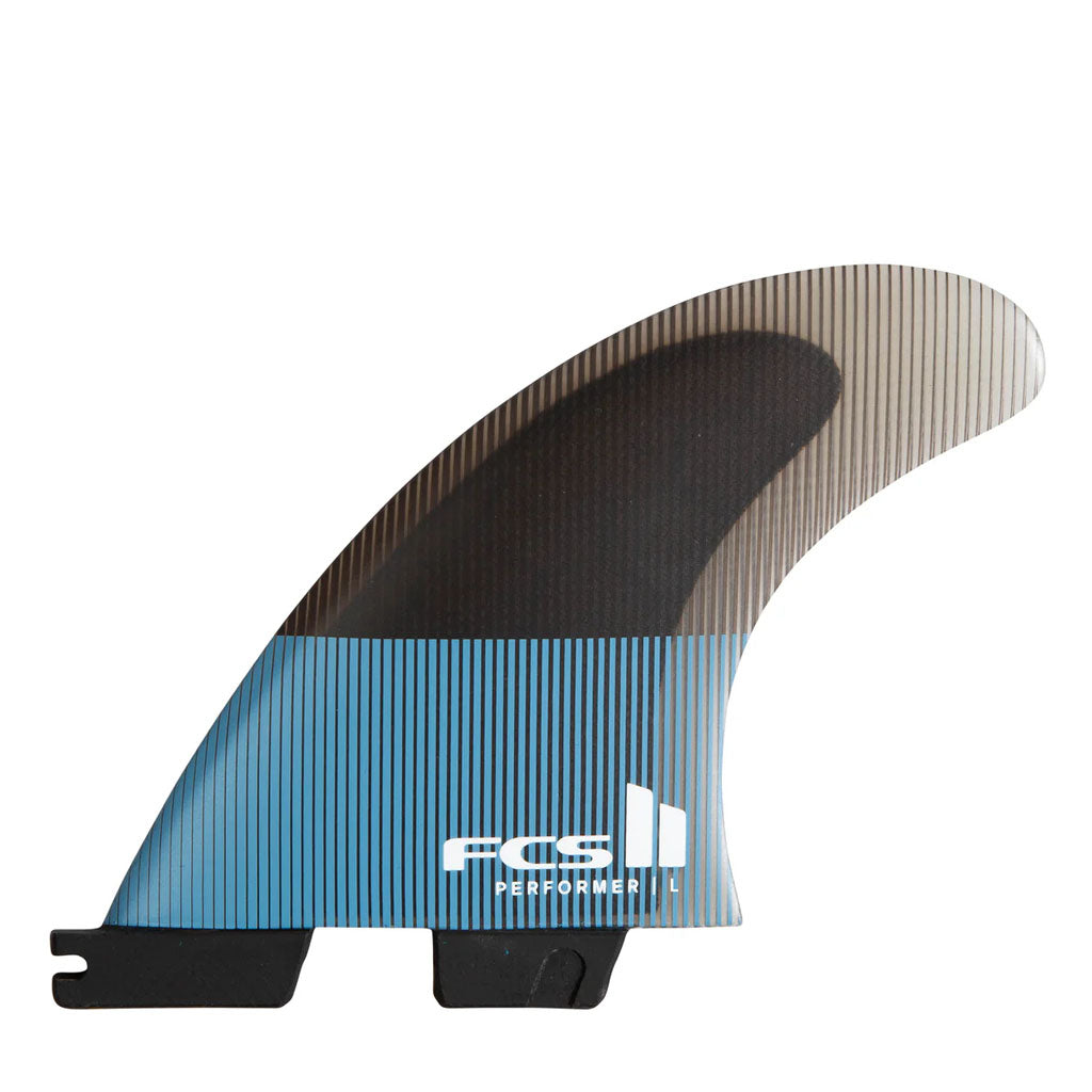 FCS II Performer PC Medium Tri Fins - Tranquil Blue