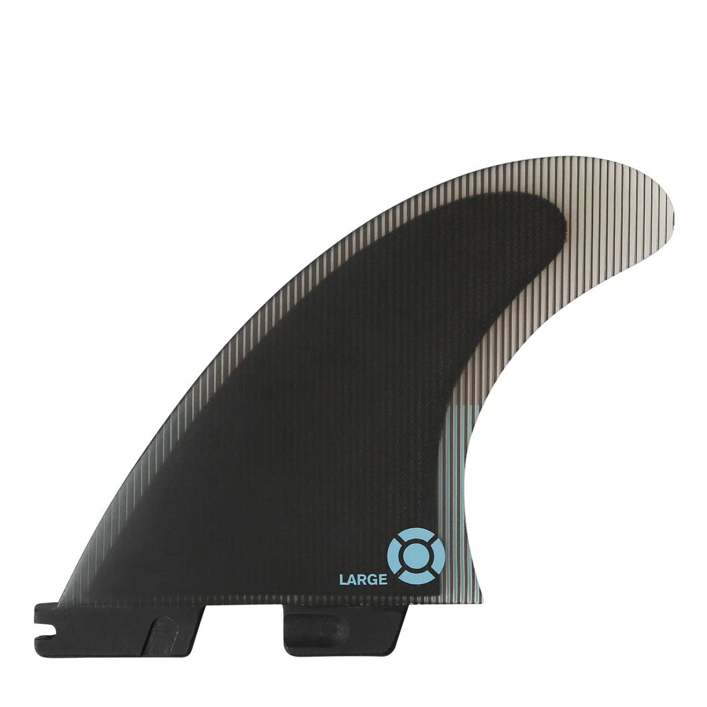 FCS II Performer PC Large Quad Fins - Tranquil Blue