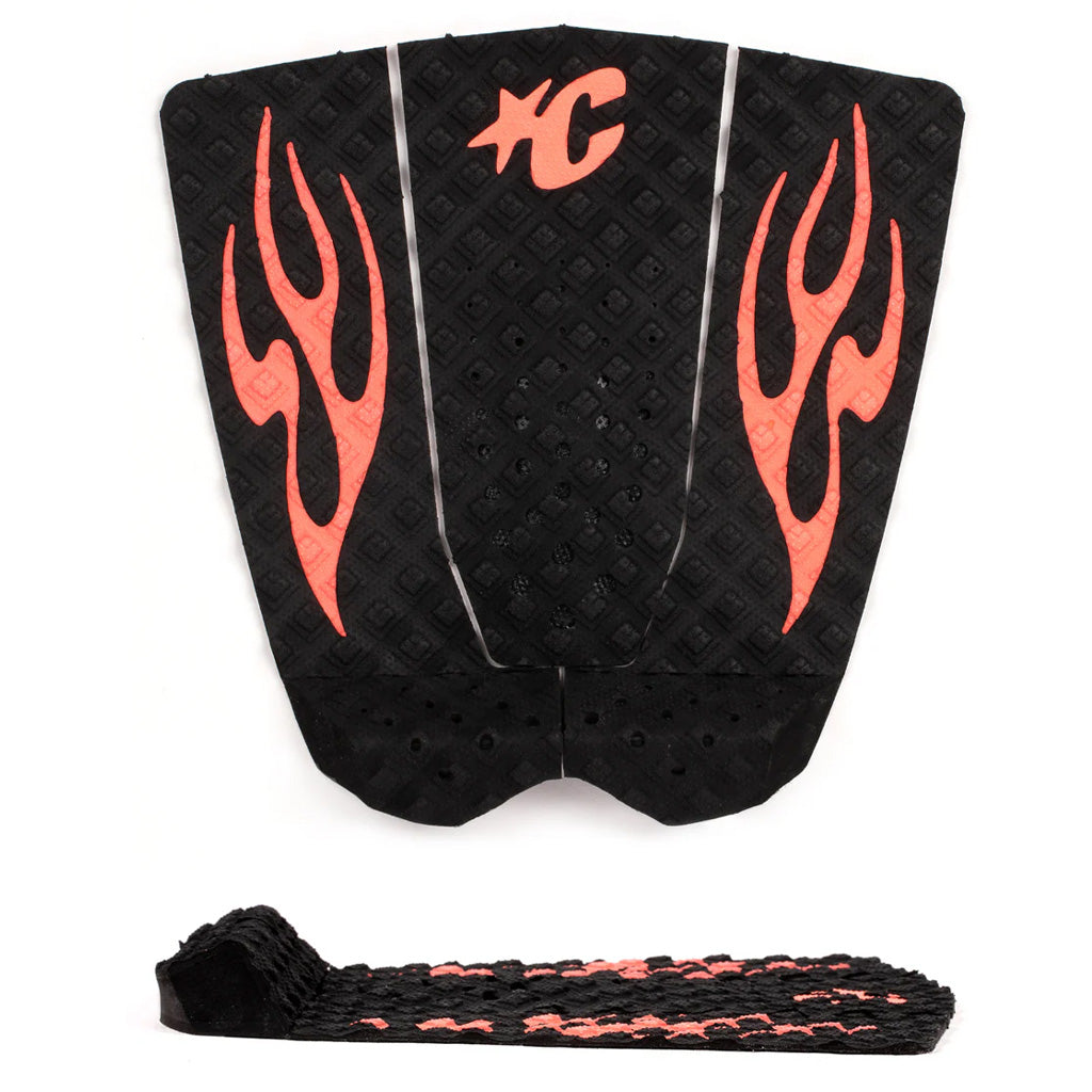 Creatures Griffin Colapinto Lite Ecopure Traction Pad - Black Red Flames