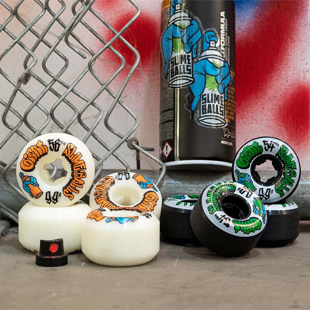 Slime Balls Wheels 54mm Mike Giant Speed Balls Black 99a - Black