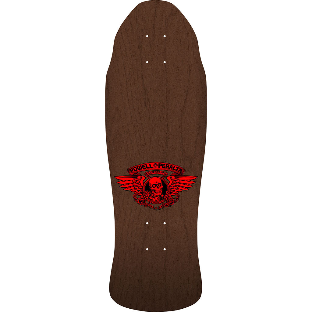 PP Steve Cab Street Reissue Skateboard 9.625&quot; Deck - Red Brown Stain