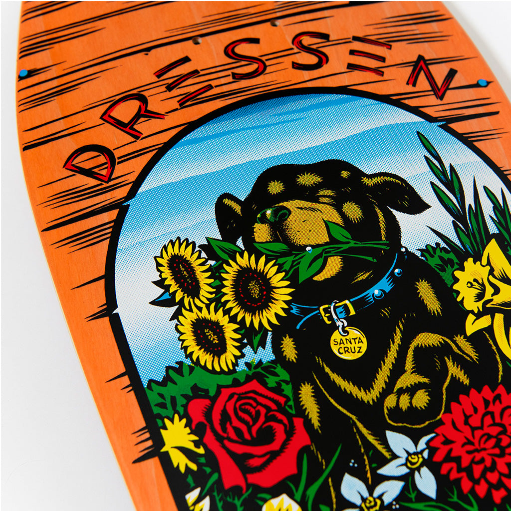 Dressen Pup Reissue 9.5in x 29.44in Santa Cruz Decks - Seaside Surf Shop