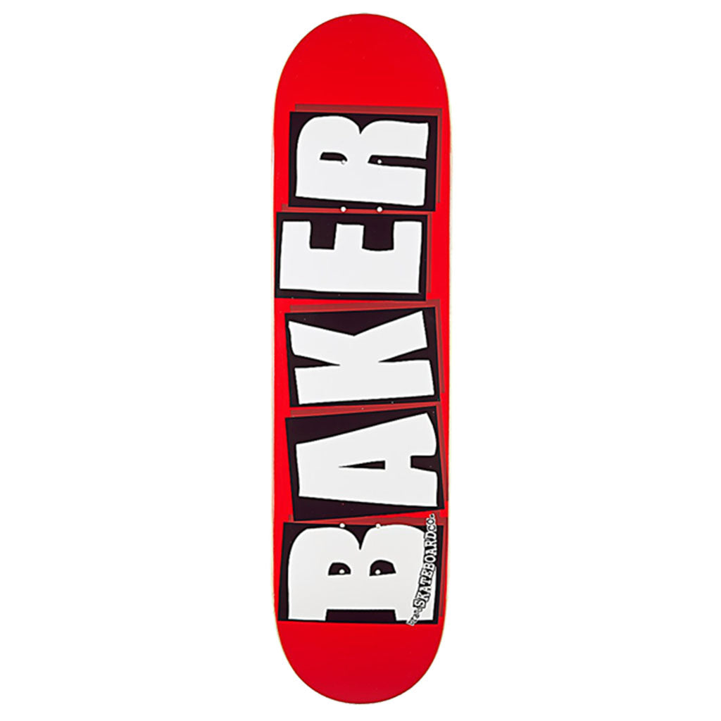 Baker Brand Logo Deck-8.0 Red/White