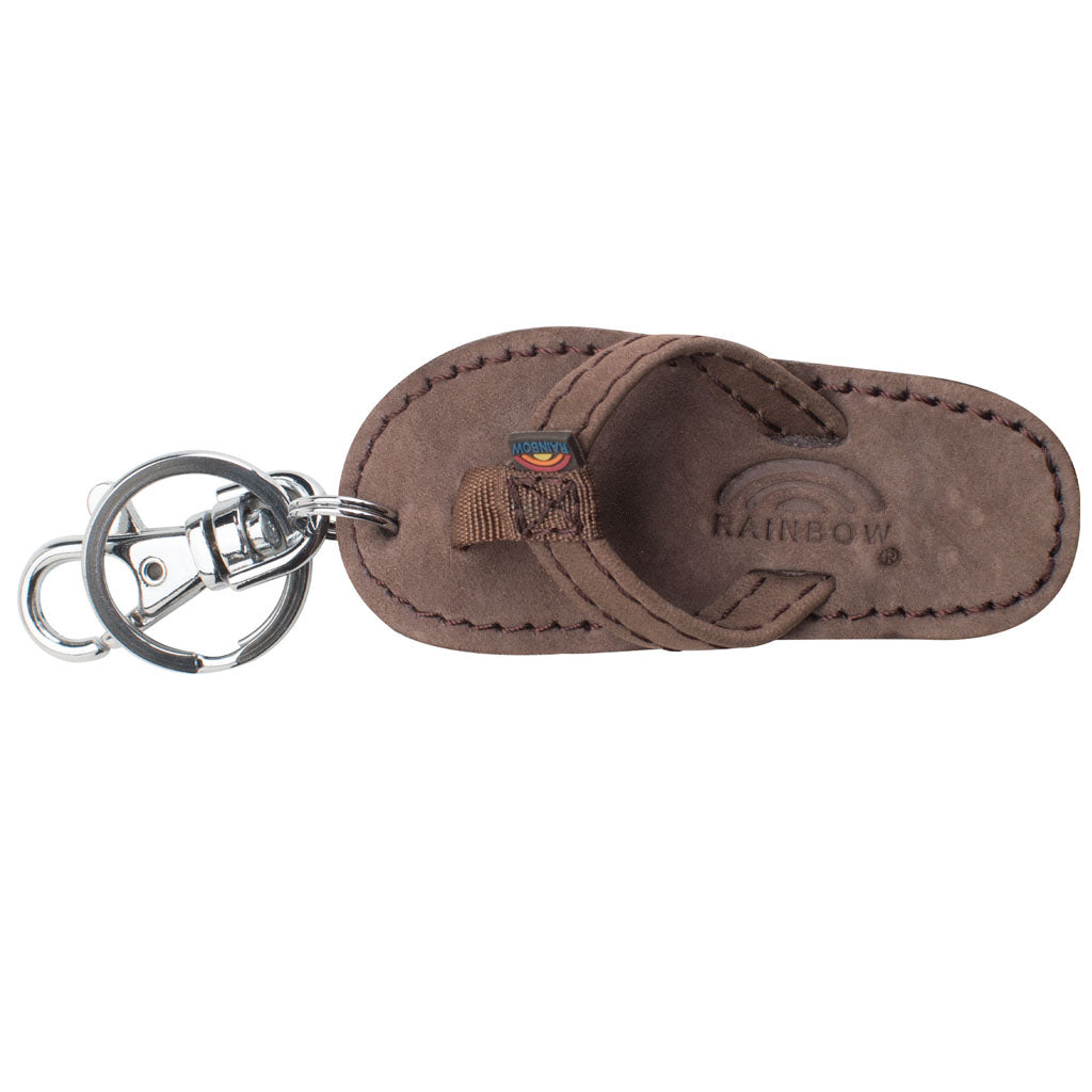 Rainbow Sandals Premier Leather Sandal Key Chain - Expresso