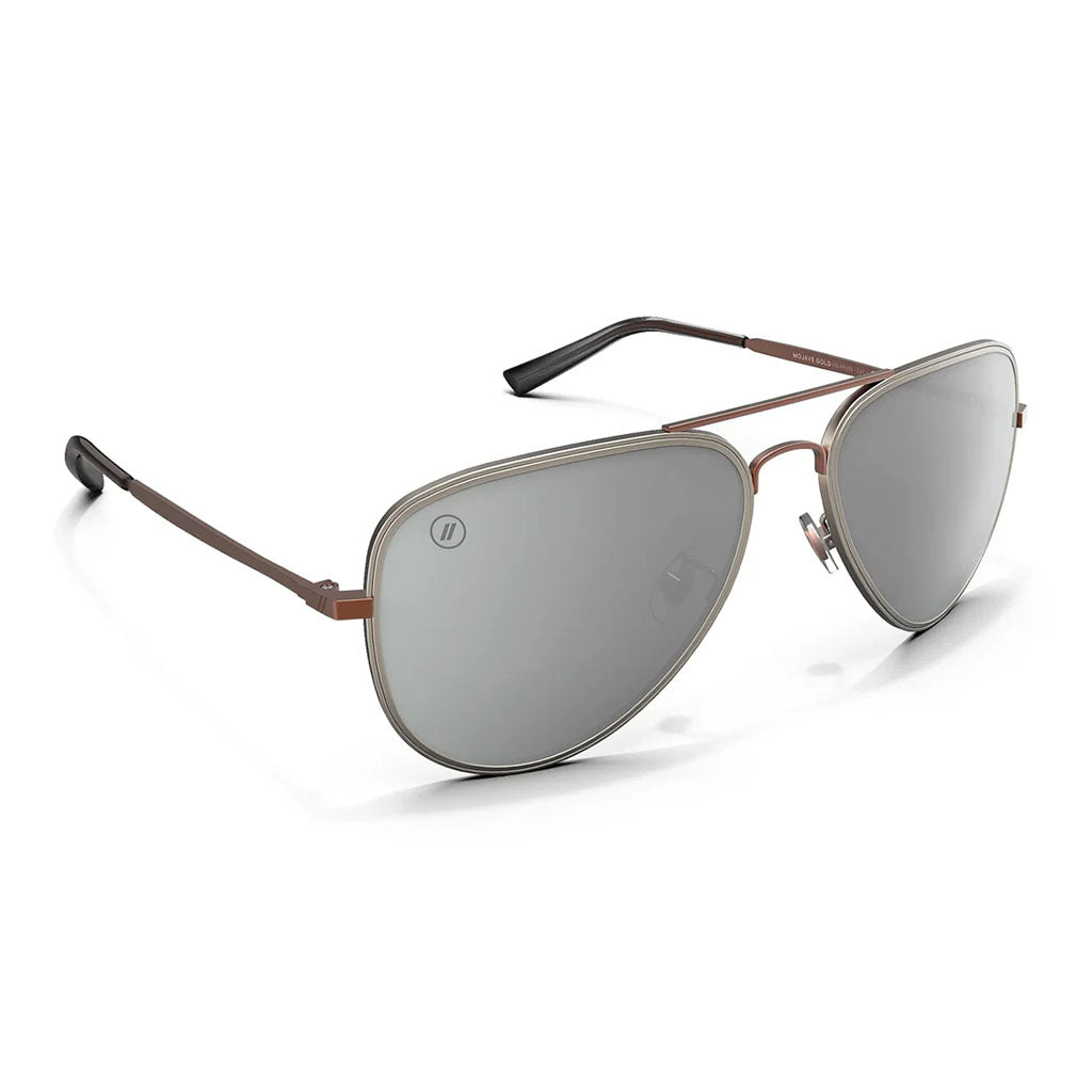 Blender Sunglasses - A-Series - Mojave Gold/Polarized Mirror