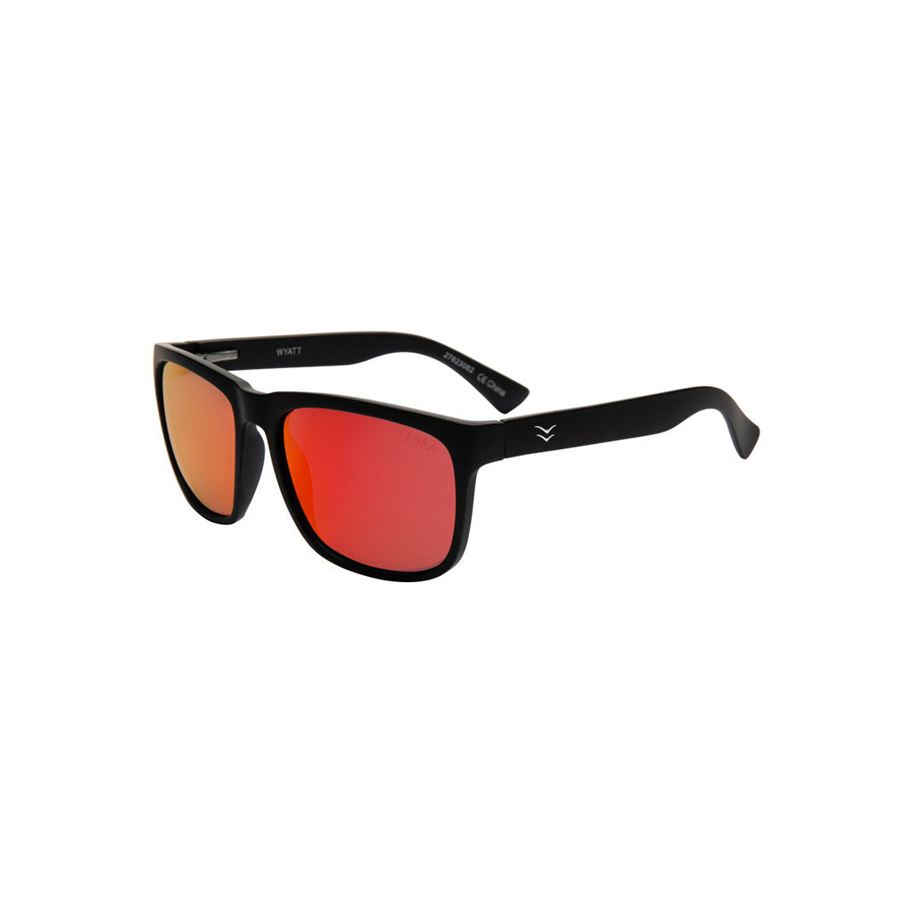 I-SEA Wyatt -  Black/Red Polarized Lens