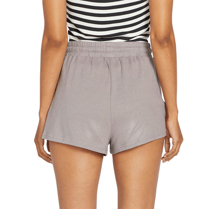 Volcom Womens Lil Fleece Short - Daze Grey