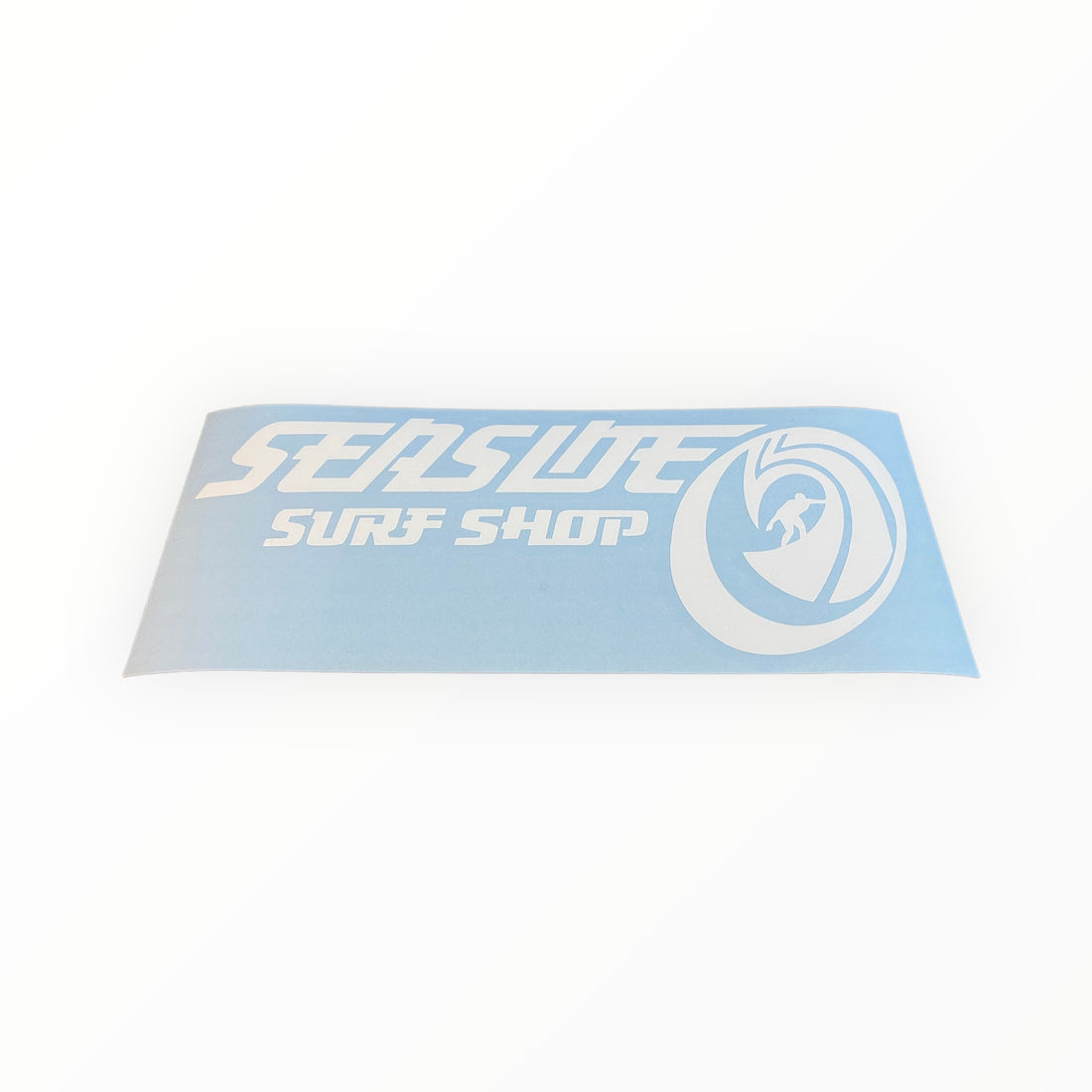 Seaside Surf Shop - OG Rider Transfer Sticker - 8x3&quot; White