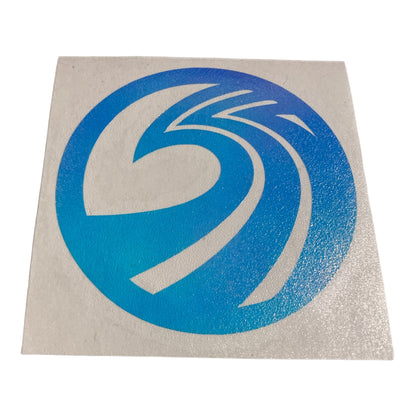 SSS - OG Wave Transfer Sticker - 3&quot; Prism Blue