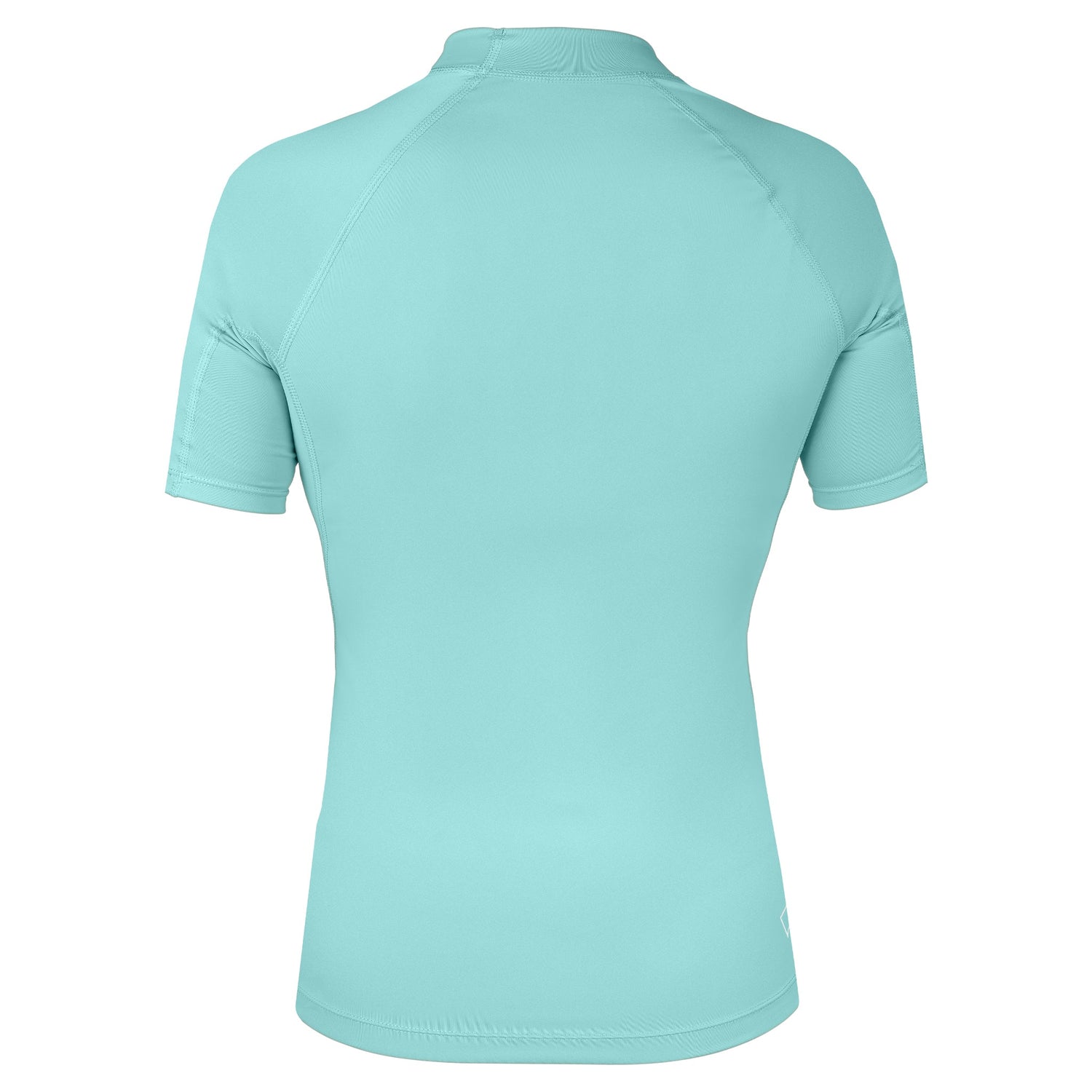 Girls Premium Stretch Solid Short Sleeve Performance Fit UV Top