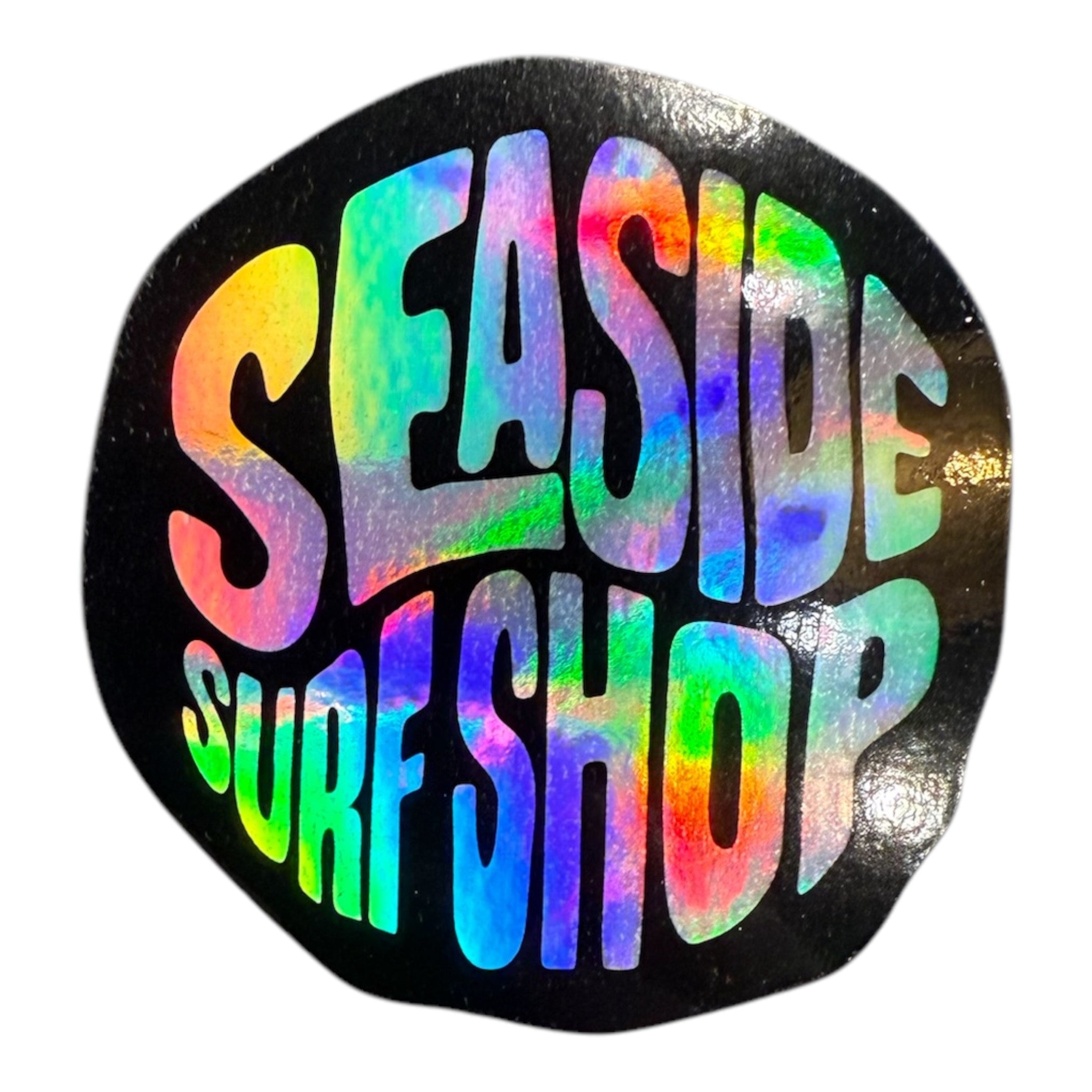 Seaside Surf Shop - Liquid Trip Holographic Sticker (3” x 3&quot;)