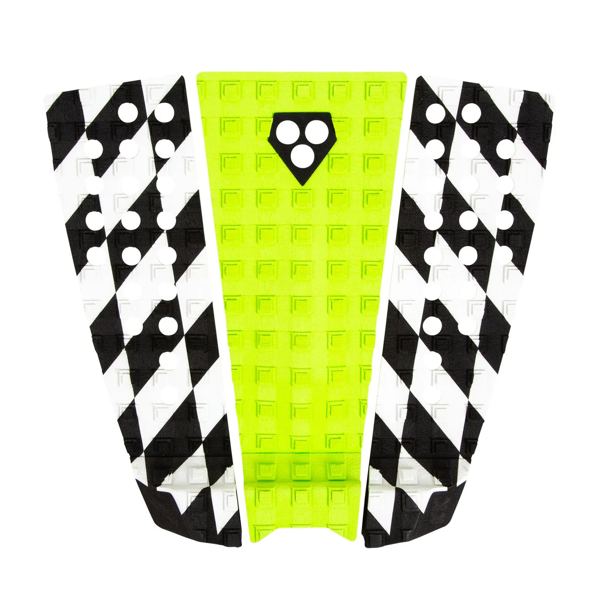 FCS Kyuss King Traction Pad - Green Race Check