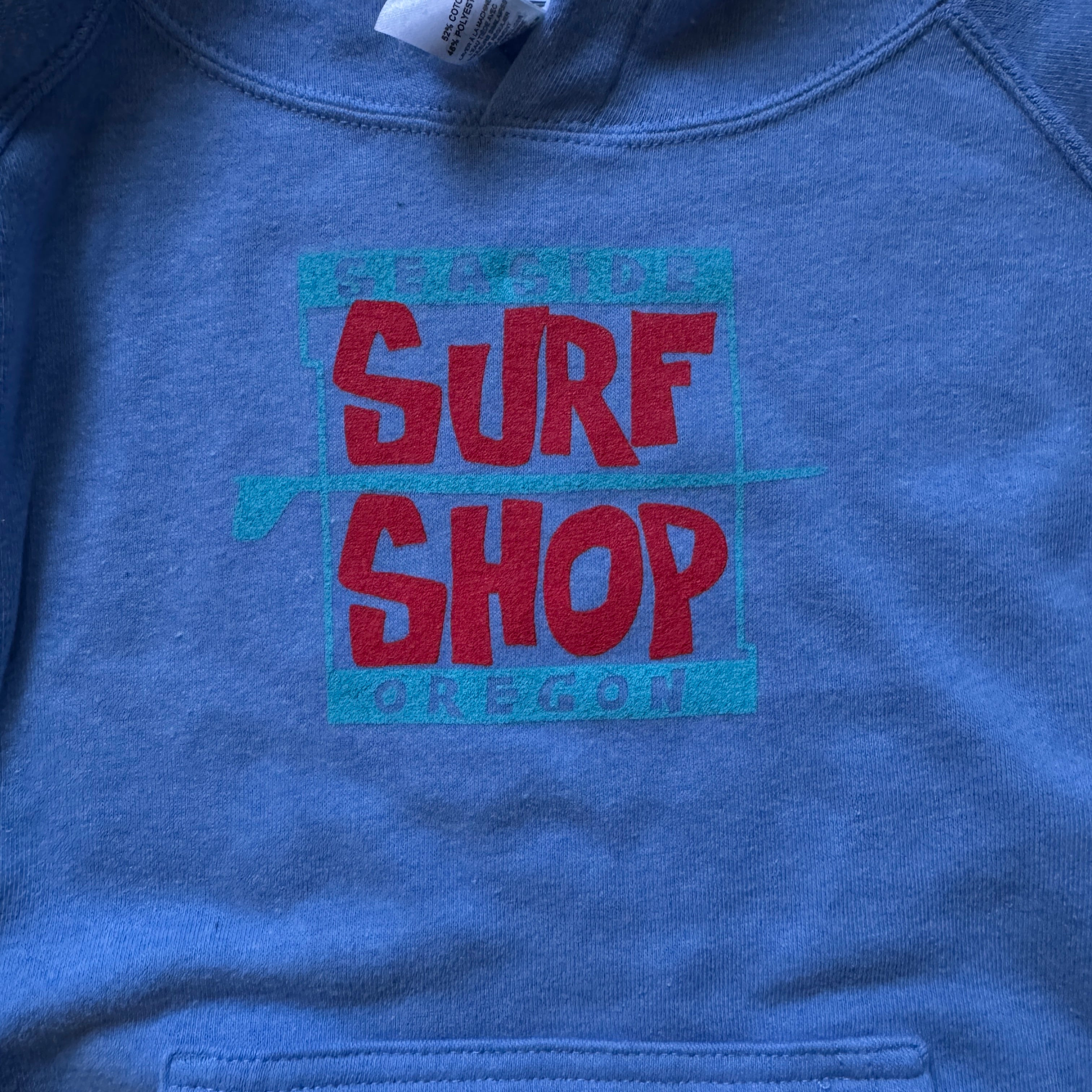 Seaside Surf Shop Surf Rats Toddler/Youth Hoodies - Pacific Blue