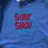 Seaside Surf Shop Surf Rats Toddler/Youth Hoodies - Pacific Blue