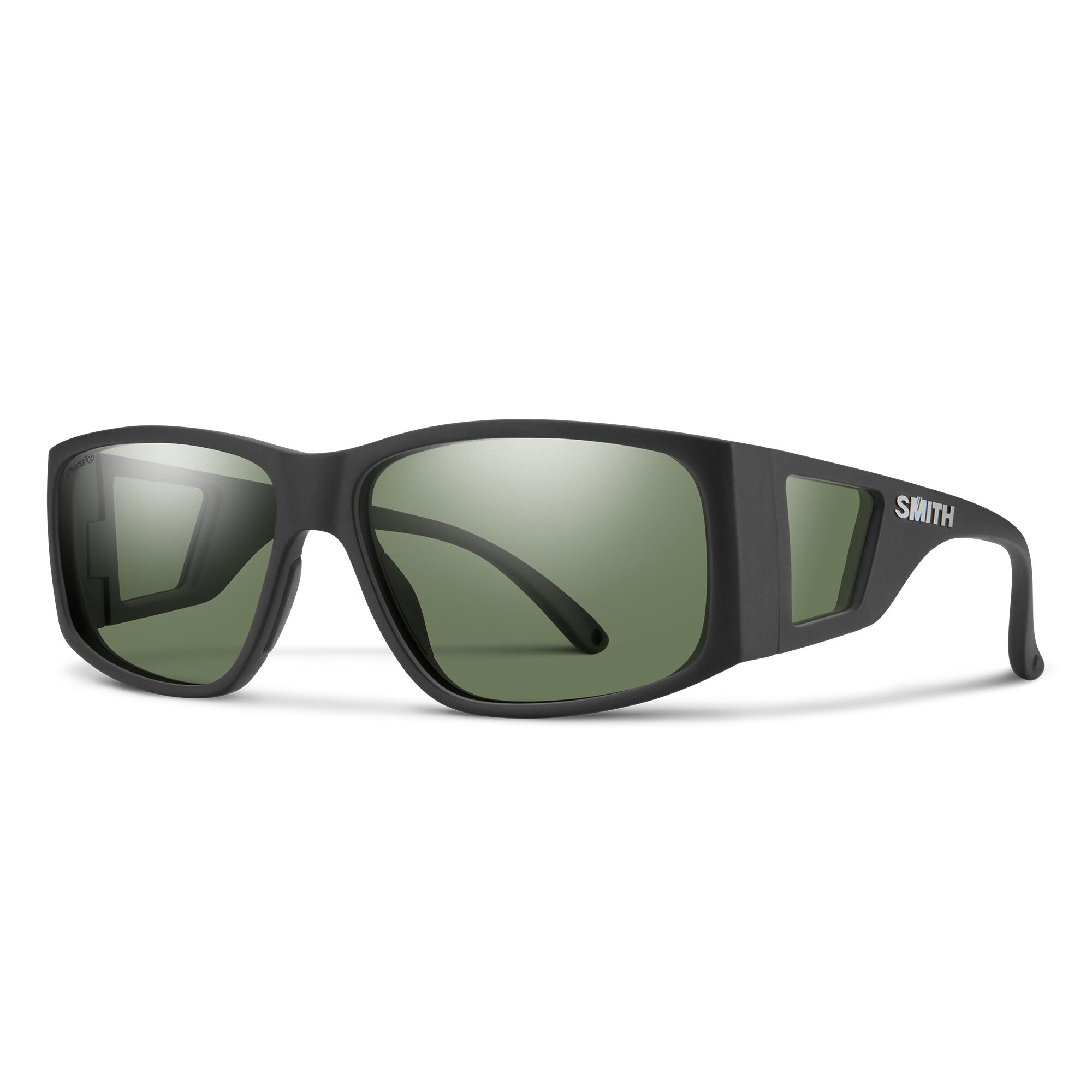 Smith Optics Monroe Peak | Matte Black/ChromaPop Polarized Gray Green