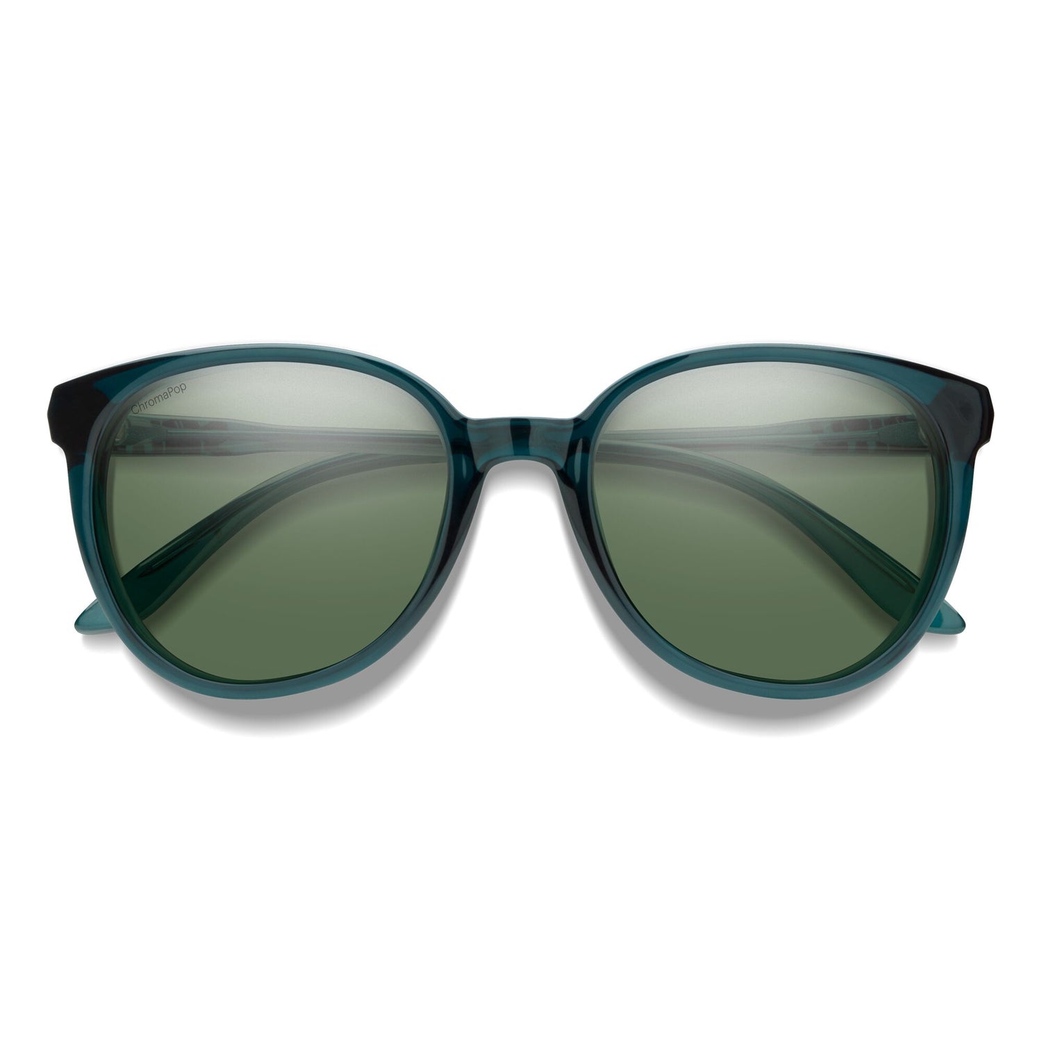 Smith Optics Cheetah | Pacific Crystal/ChromaPop Polarized Gray Green