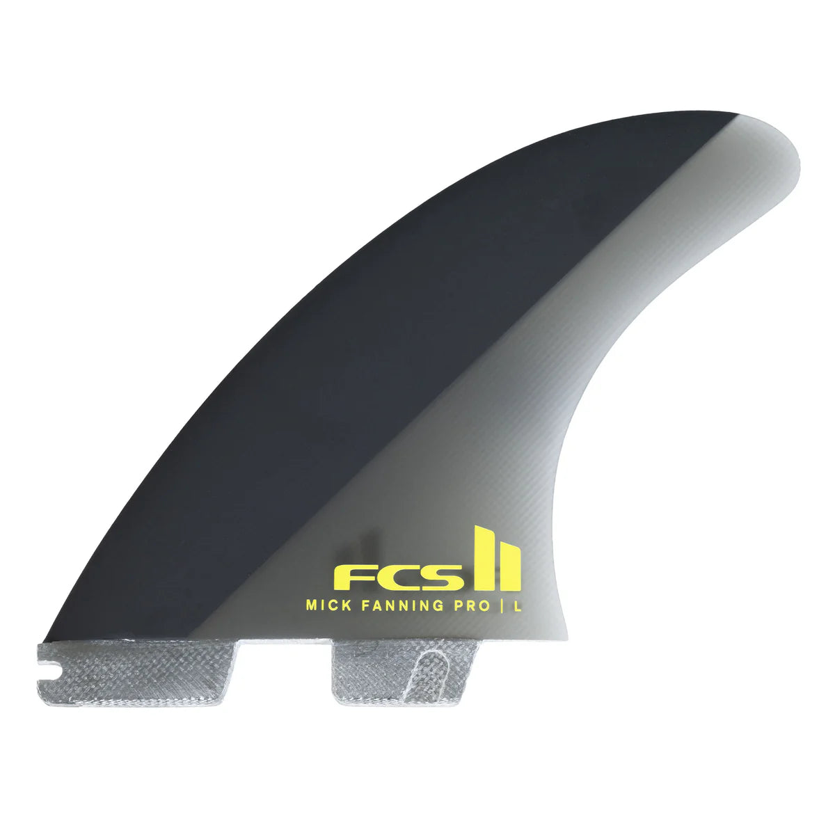 FCS II Mick Fanning Pro Thruster Fin Medium Set  - Black/Acid