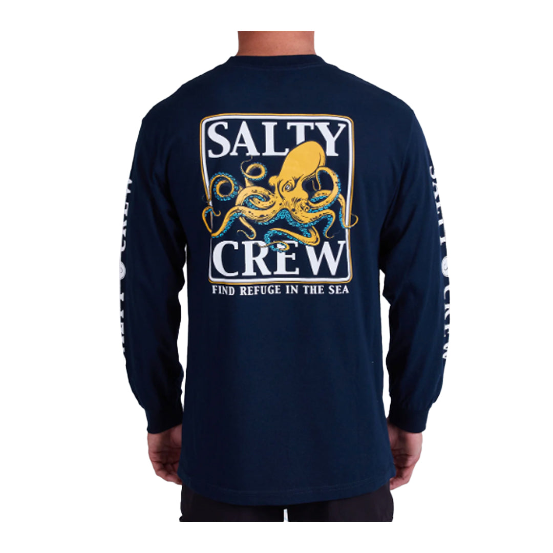 Salty Crew Mens Ink Slinger L/S Tee - Navy