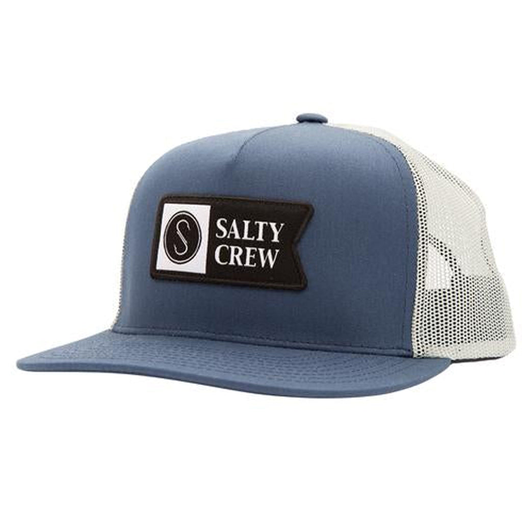 Salty Crew Alpha Twill Trucker - Slate