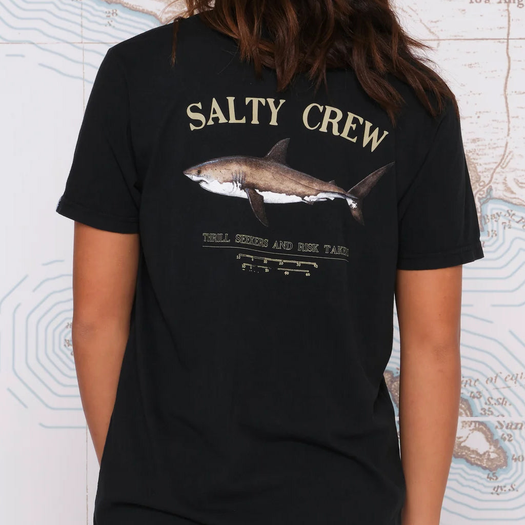 Salty Crew Womens Bruce Boyfriend Tee - Black