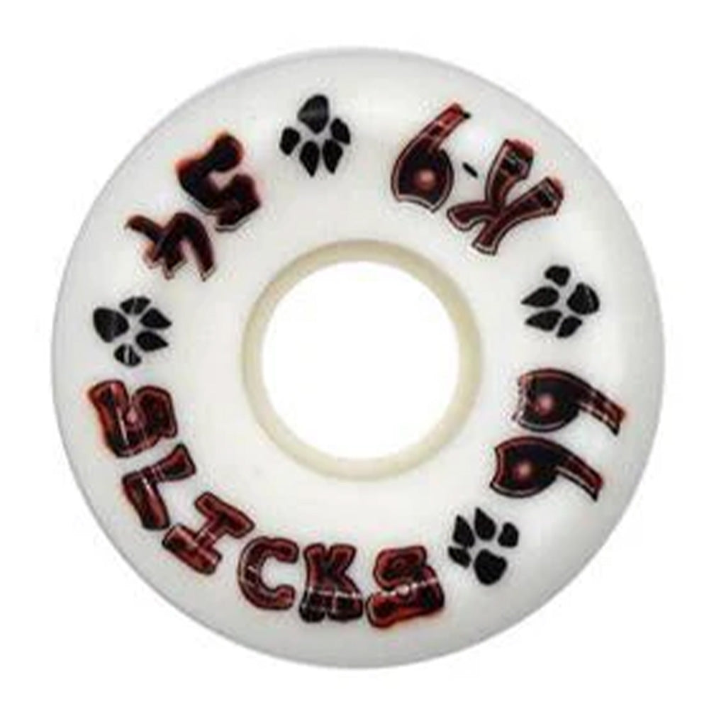 K-9 Slicks Wheels - 54mm x 99a - White - Seaside Surf Shop 