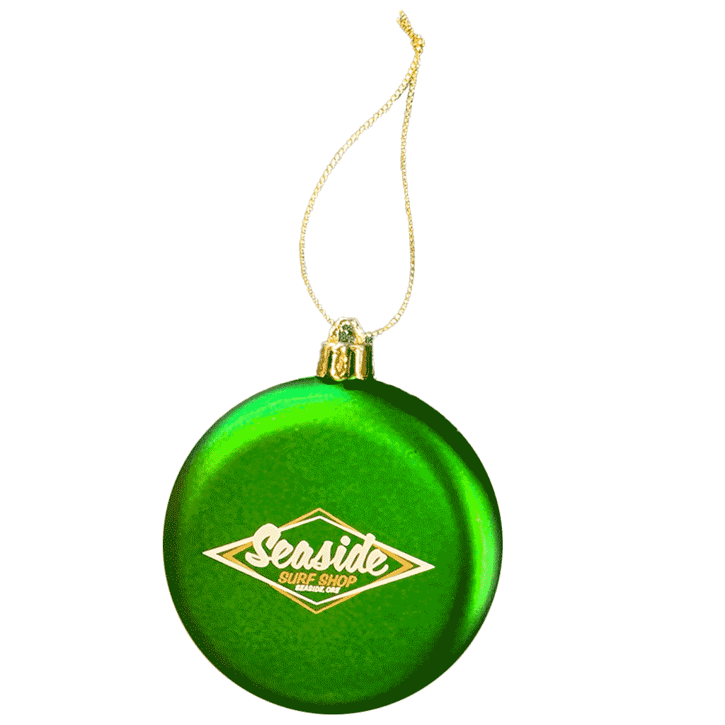 Seaside Surf Shop Christmas Tree Ornaments