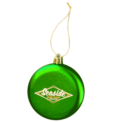 Seaside Surf Shop Christmas Tree Ornaments