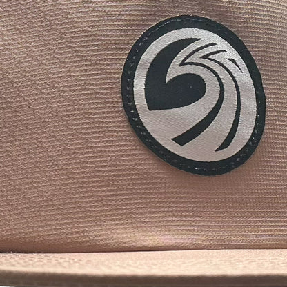 Seaside Surf Shop OG Wave Logo Badge Cap - Khaki - Seaside Surf Shop 