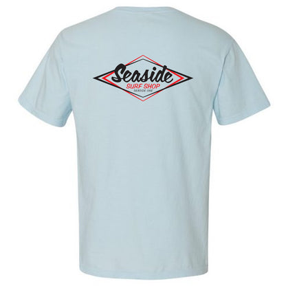 Seaside Surf Garment Dyed Vintage Logo S/S Tee - Powder