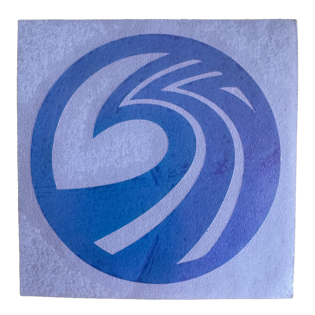 SSS - OG Wave Transfer Sticker - 3&quot; Prism Blue