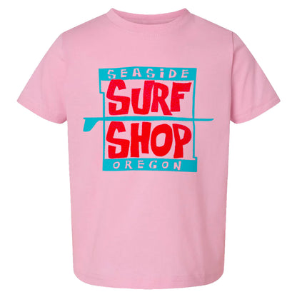 Seaside Surf Shop Surf Rats Toddler Tees - Pink