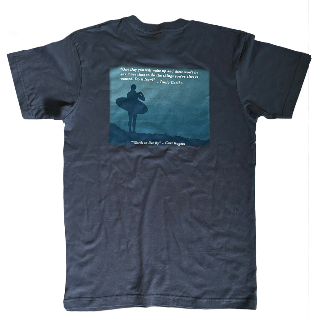 Seaside Surf x Curt Rogers ALS Fundraiser S/S Tee Unisex - Harbor Blue