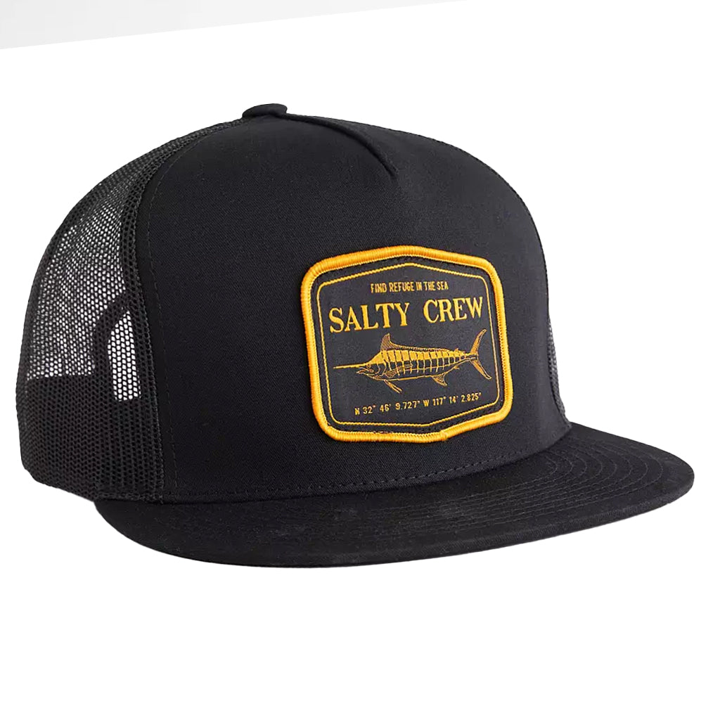 Salty Crew Stealth Trucker - Black