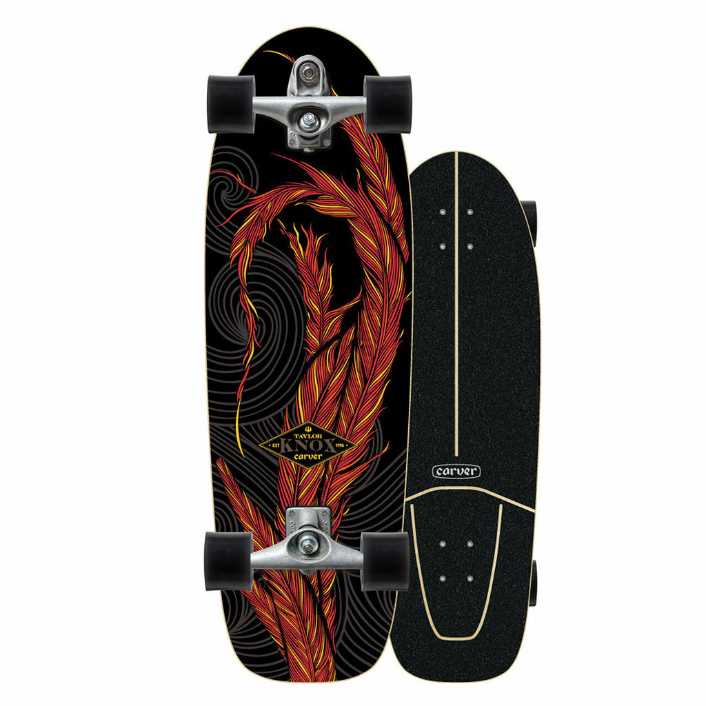 Carver Skateboards Knox Phoenix Surfskate C7 Raw Complete - 31.25&quot; - Seaside Surf Shop 