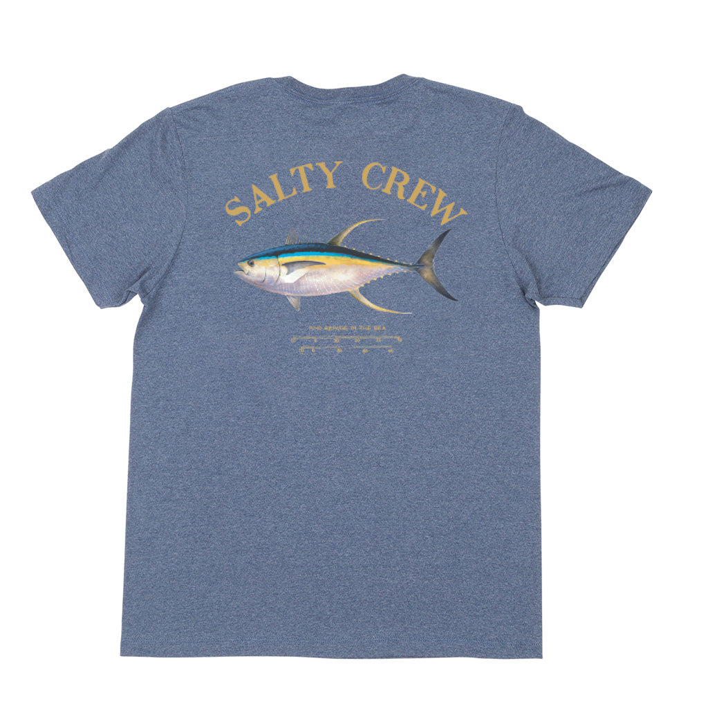 Salty Crew Mens Ahi Mount S/S Tee - Navy Heather - Seaside Surf Shop 