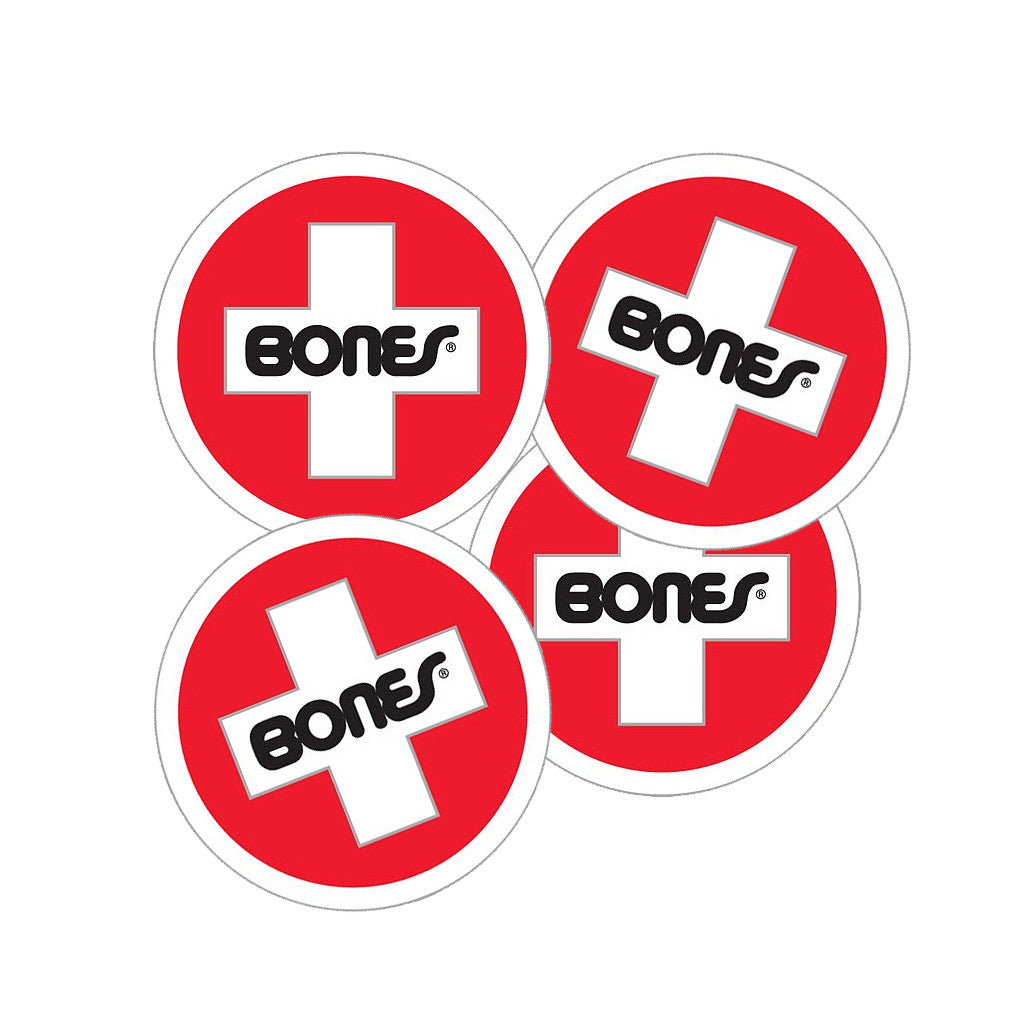 Bones Swiss Bearings Chart Logo Sticker - 3x3