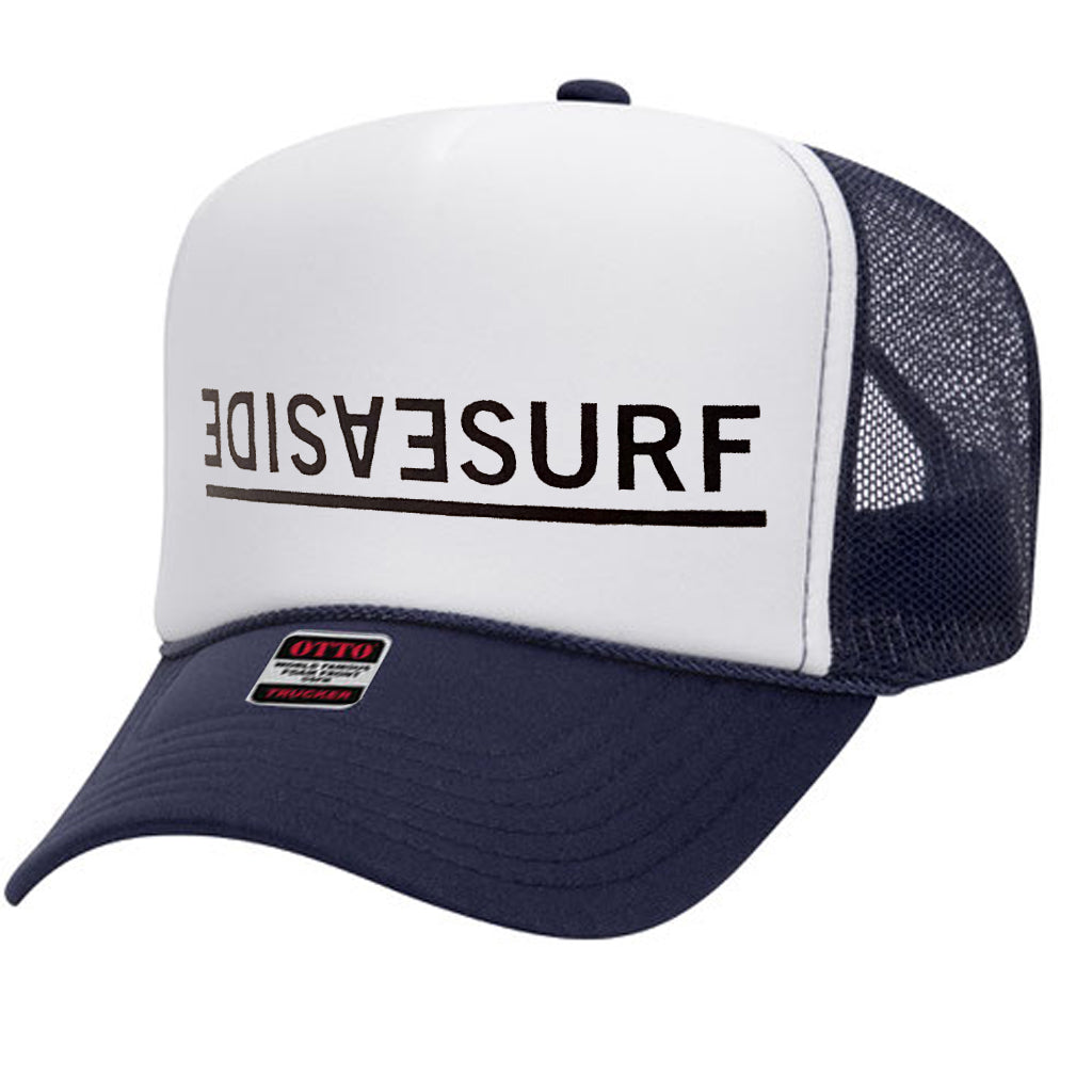 Long Boarder Trucker Hat Navy / White — 7th Street Surf Shop