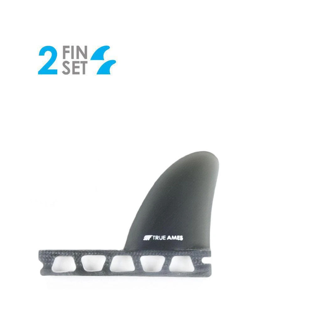 True Ames 2.6&quot; Sidebite Fins - Smoke - Seaside Surf Shop 