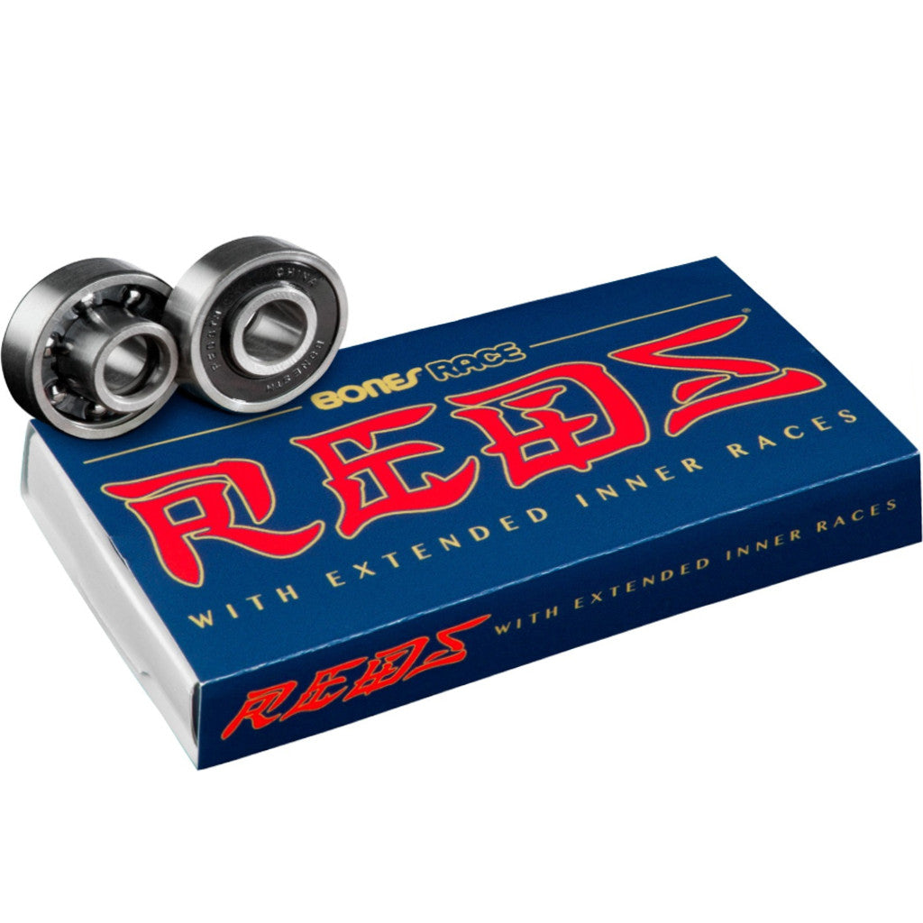 Bones Race Reds Skateboard Bearings 8-Pack - Seaside Surf Shop 