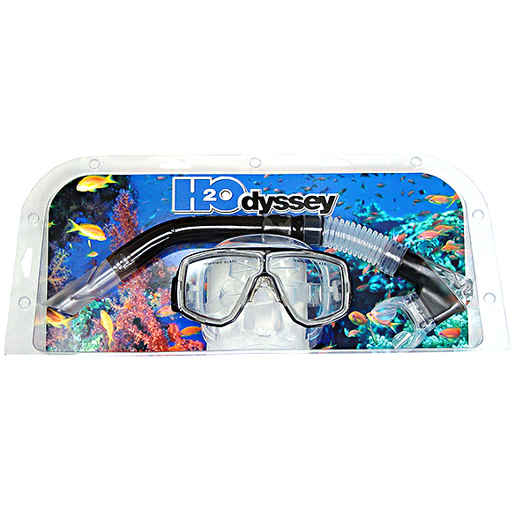 H2Odyssey Adult Snorkel Combo Set - Black