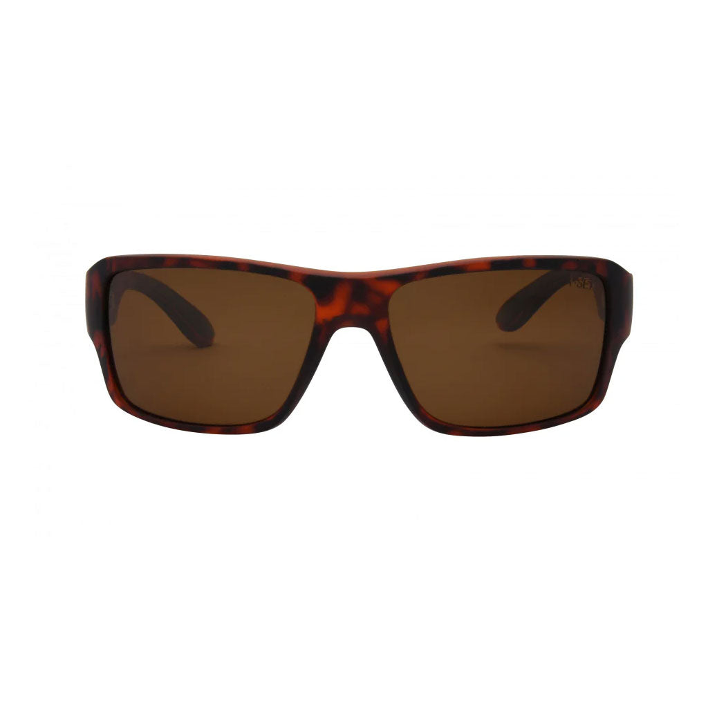 I-SEA Free Bird - Tortoise Rubber Soft Touch/Brown Polarized - Seaside Surf Shop 