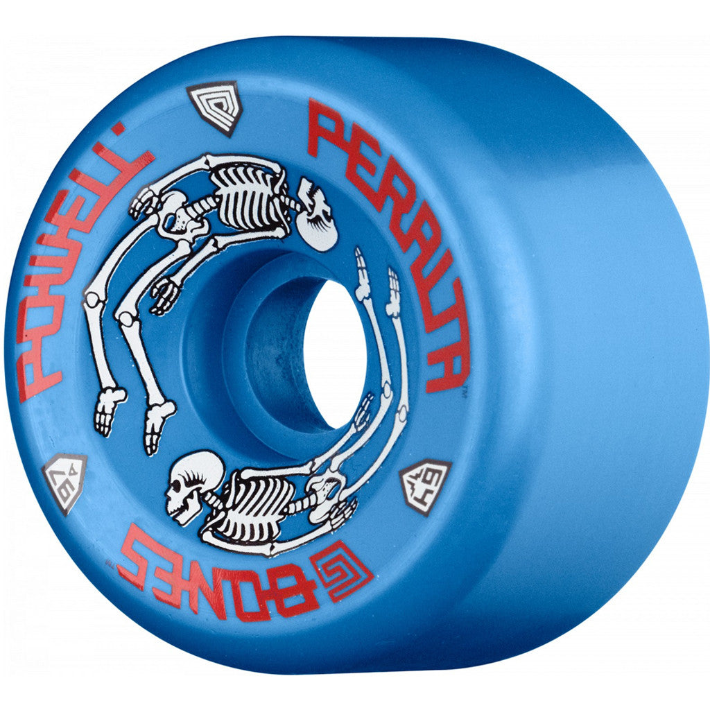 Powell Peralta 64mm G-Bones Wheels - Blue - Seaside Surf Shop 