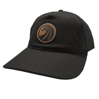 Seaside Surf Shop OG Wave Logo Badge Cap - Waxed Canvas/Jet Black - Seaside Surf Shop 