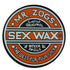 Sex Wax Classic Logo Stickers - 10" Orange - Seaside Surf Shop 