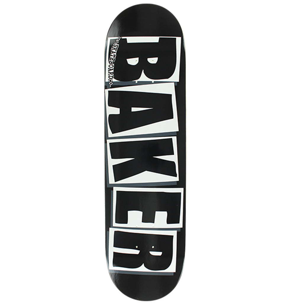 Baker Skateboards Brand Logo 8.475&quot; Deck - Black/White